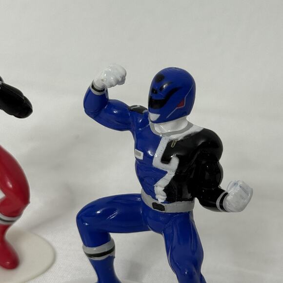 Vintage Power Rangers Wild Force Cake Toppers Figures Bandai Superhero Toys - Picture 2 of 5